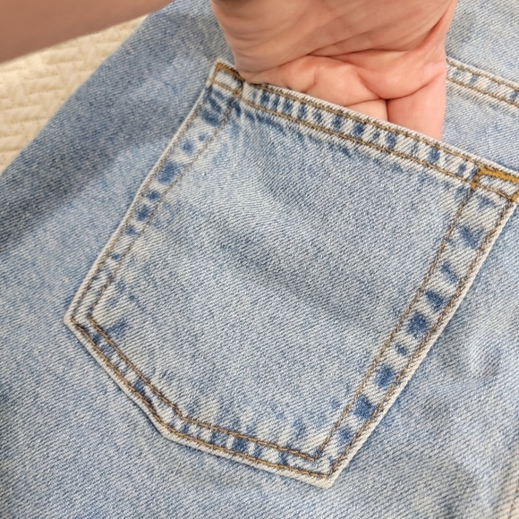 Topshop Moto Denim Mini Skirt Front zipper with Ring Pull Size 4 - Picture 8 of 16